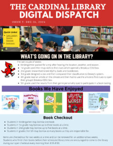 thumbnail of Cardinal Library Digital Dispatch Dec. 11 2024